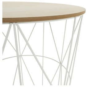Măsuță de cafea Nanko typ 3 (natural + alb). 1015996
