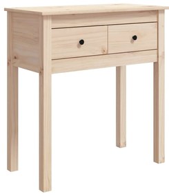 814609 vidaXL Masă consolă, 70x35x75 cm, lemn masiv de pin
