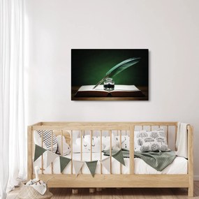Tablou cu stilou sriind (90x60 cm)