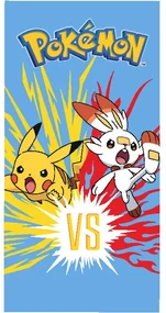 Pokémon Scorbunny prosop de baie, prosop de plajă 70x140cm