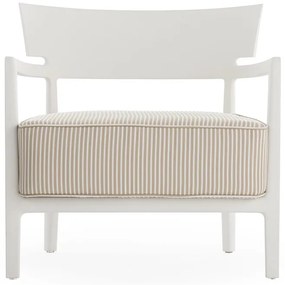Fotoliu de exterior CARA MAT, diferite variante - Kartell Culoare: alb/bej