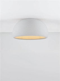 Lustra aplicata tavan cu textura granulata Davo 50cm, gri piatra