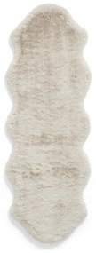 Covor tip traversă crem sintetic 60x180 cm Super Teddy – Think Rugs