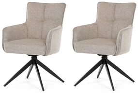 Set de scaune de sufragerie cu mecanism deîntoarcere DCH-P3170 LAN2, 2 buc.