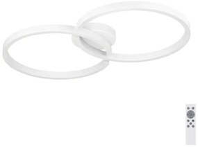 Plafonieră LED RGBW dimabilă Eglo 900954 AMANDOLO 19,5W/230V alb + telecomandă