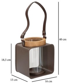 Felinar din metal 18,5 cm – Mauro Ferretti