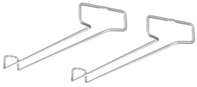 Set 2 suporturi de perete pentru pahare de vin Rail - Metaltex
