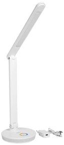 Lampă LED RGB reîncărcabilă de masă cu funcție de acumulator extern LED/12W/5V 2800-6000K alb