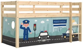 PINO PAT SEMI-INALT și cortină Poliție.