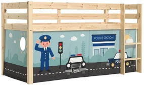 PINO PAT SEMI-INALT și cortină Poliție.