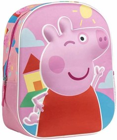 Ghiozdan 3D Peppa Pig Roz 25,0 x 31,0 x 10,0 cm