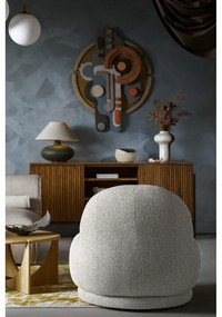 Fotoliu gri deschis Ovo – Miuform