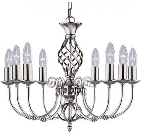 Candelabru elegant stil clasic Zanzibar argintiu 8L 4489-8 SRT