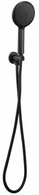 Baterie pentru dus Mild negru/roz gold