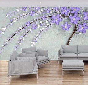 Fototapet - Copac violet 3D (147x102 cm)