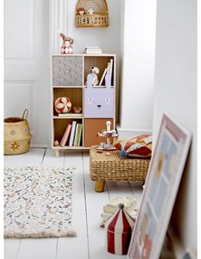 Bibliotecă de copii în culoare naturală din lemn de paulownia 55x89,5 cm Calle – Bloomingville Mini