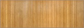 vidaXL Covor dreptunghiular, natural, 100x300 cm, bambus