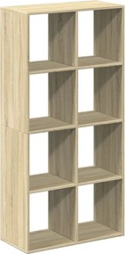 vidaXL Bibliotecă/separator cameră stejar sonoma 69,5x29x137,5 cm lemn