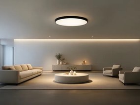 Plafonieră LED 300W, 230V, 3000/4000/6500K, Ø 120 cm, negru