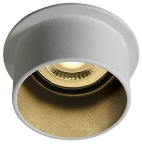 Spot incastrabil GU10 Chuck alb/negru