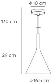 Lucide 35406/16/31 - Lampa suspendata GIPSY 1xE27/40W/230V alb