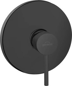 Baterie dus incastrata Invena Dafni 1 functie negru mat