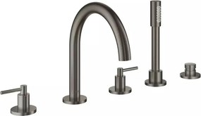 Baterie cada - dus Grohe Atrio antracit periat Hard Graphite 5 elemente