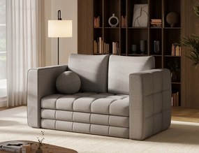 Canapea Kastol , gri chenille extensibil, 137x71x74 cm – Soreli 04
