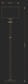 Lampadar design clasic realizat manual Decor