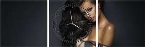 Tablou - Portretul unei femei seducătoare (cu ceas) (90x30 cm)