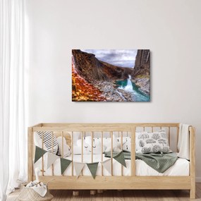 Tablou - Canionul Studlagil (90x60 cm)