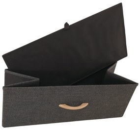 Comodă cu sertare din material textil HAZEL TIP 3,maro, XL