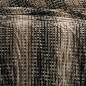 Bedtex Lenjerie de pat din bumbac Oberon maro ,140 x 200 cm, 70 x 90 cm