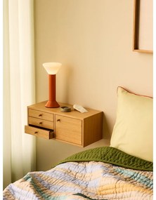 Veioză portocalie cu intensitate reglabilă (înălțime 30 cm) Flash – Hübsch