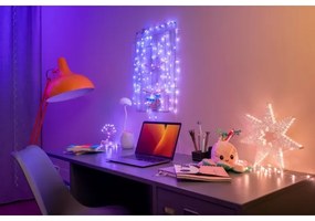 Instalație LED RGB dimabilă de Crăciun 100xLED 8 m USB Wi-Fi Twinkly TWKP100RGB-T