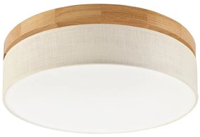 Brilagi - Plafonieră LED BELLADONNA, 36 W, 230 V, Ø 40 cm, crem/stejar