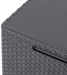 Masă cu perne Claire, grafit