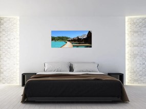 Tablou cu Maledive (120x50 cm)