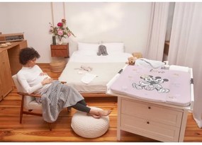 Saltea triunghiulară pentru înfășat DISNEY 75x72 cm roz CebaBaby