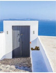 Aplica perete moderna de exterior cu iluminat ambiental IP65 LIDO I gri