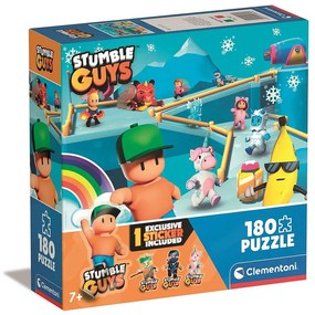 Stumble Guys Rainbow Puzzle Clementoni cu 180 de piese