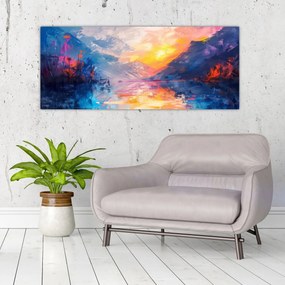 Tablou - Pictura peisajului (120x50 cm)