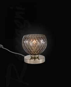 Veioza, Lampa de masa moderna design italian 10003 fumuriu