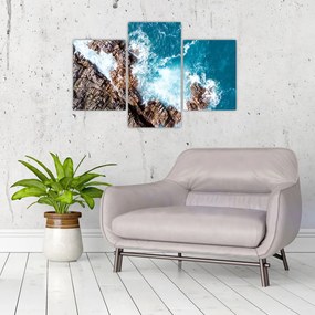 Tablou cu stânci și mare (90x60 cm)