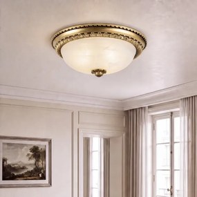 BRILAGI - Plafonieră FRESCO 2xE27/40W/230V Ø 30 cm alamă
