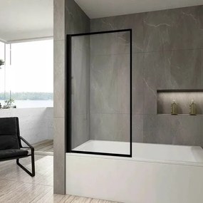 Paravan de cada Rea Lagos negru 70x140 cm mobil