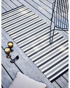 Covor tip traversă pentru interior și exterior gri/bej 85x200 cm Teo Warm Grey – Pappelina