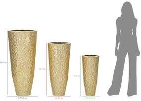 Mauro Ferretti Suport Vaze Glasy, Set 3 Bucăți, Dimensiuni: Ø 50,8X114,9 cm, 40X92,7 cm, 29,8X70,5 cm. | Aosom Romania