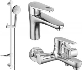 Mexen Kama DF75 set cadă, crom - 72503DF75-00