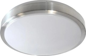 Plafonieră VINGTON 2xE27/60W/230V Ø 33 cm argintie